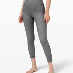 Lululemon Align Heathered Gray Size 10, 25"